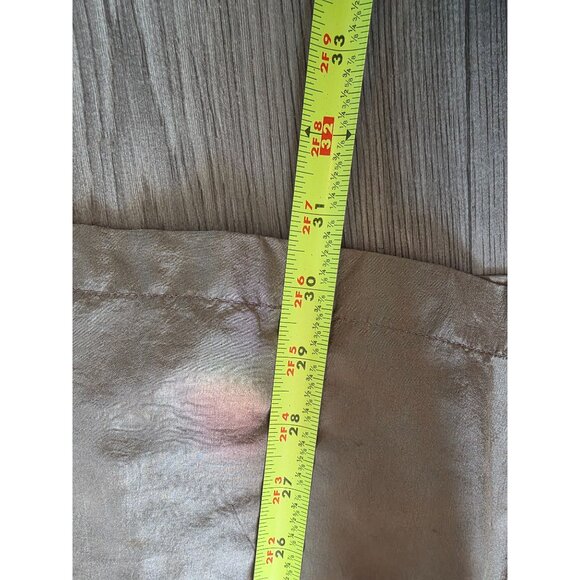 Eight Degrees South Olive Green Silk Blazer Jacket M - Picture 6 of 7